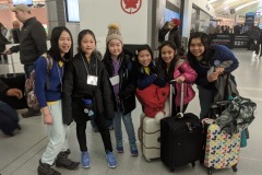 About to leave for New York at the Pearson Airport