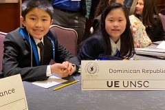 Delegates at the MMUN Conference in New York during March, 2020